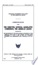 Financial Statement and Audit of the American Legion