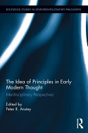 Read Pdf The Idea of Principles in Early Modern Thought