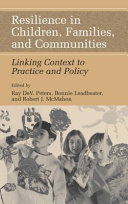 Read Pdf Resilience in Children, Families, and Communities