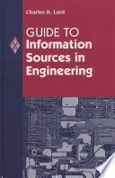 Guide To Information Sources In Engineering