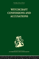 Read Pdf Witchcraft Confessions and Accusations