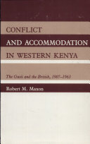 Conflict and Accommodation in Western Kenya