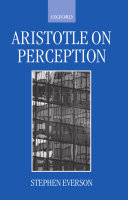 Read Pdf Aristotle on Perception