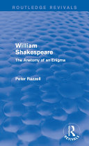 Read Pdf Routledge Revivals: William Shakespeare: The Anatomy of an Enigma (1990)