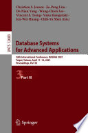 Database Systems For Advanced Applications