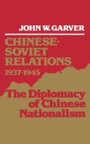 Chinese-Soviet Relations, 1937-1945 pdf