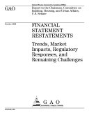 Read Pdf Financial statement restatements trends, market impacts, regulatory responses, and remaining challenges.