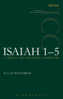 Read Pdf Isaiah 1-5 (ICC)