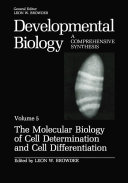 Read Pdf The Molecular Biology of Cell Determination and Cell Differentiation