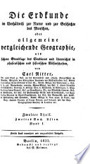 Die Erdkunde im Verhältniss zur Natur und zur Geschichte des Menschen: -6. Th., 2. Buch. Ostasien. 1832-1836