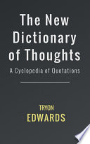 The New Dictionary of Thoughts pdf book