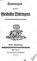 Samlungen zu der Geschichte Thüringens