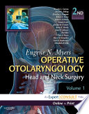 Operative Otolaryngology Head And Neck Surgery