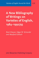 Read Pdf A New Bibliography of Writings on Varieties of English, 19841992/93