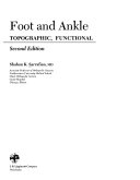 Anatomy of the foot and ankle