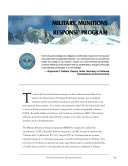Read Pdf Defense environmental programs annual report to Congress: Military Munitions Response Program (2002)