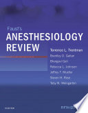 Faust S Anesthesiology Review
