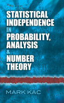 Read Pdf Statistical Independence in Probability, Analysis and Number Theory