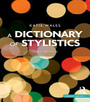 Read Pdf A Dictionary of Stylistics