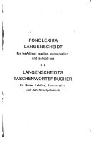 Taschenwörterbuch der englischen und deutschen Sprache: t. Englisch-Deutsch