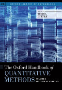 Read Pdf The Oxford Handbook of Quantitative Methods, Vol. 2: Statistical Analysis