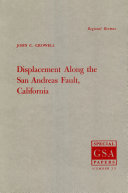Displacement Along the San Andreas Fault, California pdf