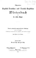 Allgemeines englisch-deutsches und deutsch-englisches wörterbuch: Deutsch-englisch