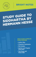 Read Pdf Study Guide to Siddhartha by Hermann Hesse