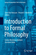 Read Pdf Introduction to Formal Philosophy