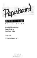 Paperbound Books In Print