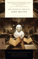 Read Pdf The Essential Prose of John Milton