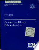 Commercial Library Publications List
