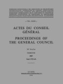 Read Pdf Actes du Conseil Général / Proceedings of the General Council