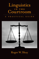 Read Pdf Linguistics in the Courtroom