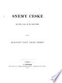 Snêmy české od leta 1526 až po naši dobu