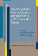 Read Pdf Theoretical and Methodological Developments in Processability Theory