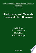 Biochemistry And Molecular Biology Of Plant Hormones