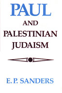 Paul And Palestinian Judaism