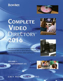 Bowker's Complete Video Directory - 4 Volume Set, 2016