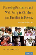Fostering Resilience and Well-Being in Children and Families in Poverty
