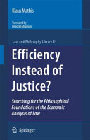 Read Pdf Efficiency Instead of Justice?