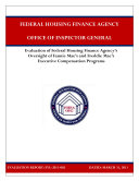 Read Pdf Evaluation of Federal Housing Finance Agency’s Oversight of Fannie Mae’s and Freddie Mac’s Executive Compensation Programs