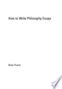 How to Write Philosophy Essays