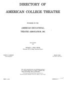 Directory of American College Theatre