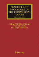 Read Pdf The Practice and Procedure of the Commercial Court