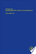 Advances In Experimental Social Psychology book