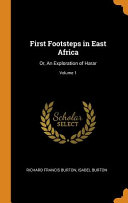 First Footsteps In East Africa
