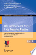 HCI International 2021 -- Late Breaking Posters image