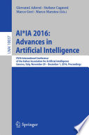 Ai Ia 2016 Advances In Artificial Intelligence