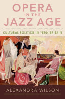 Opera in the Jazz Age